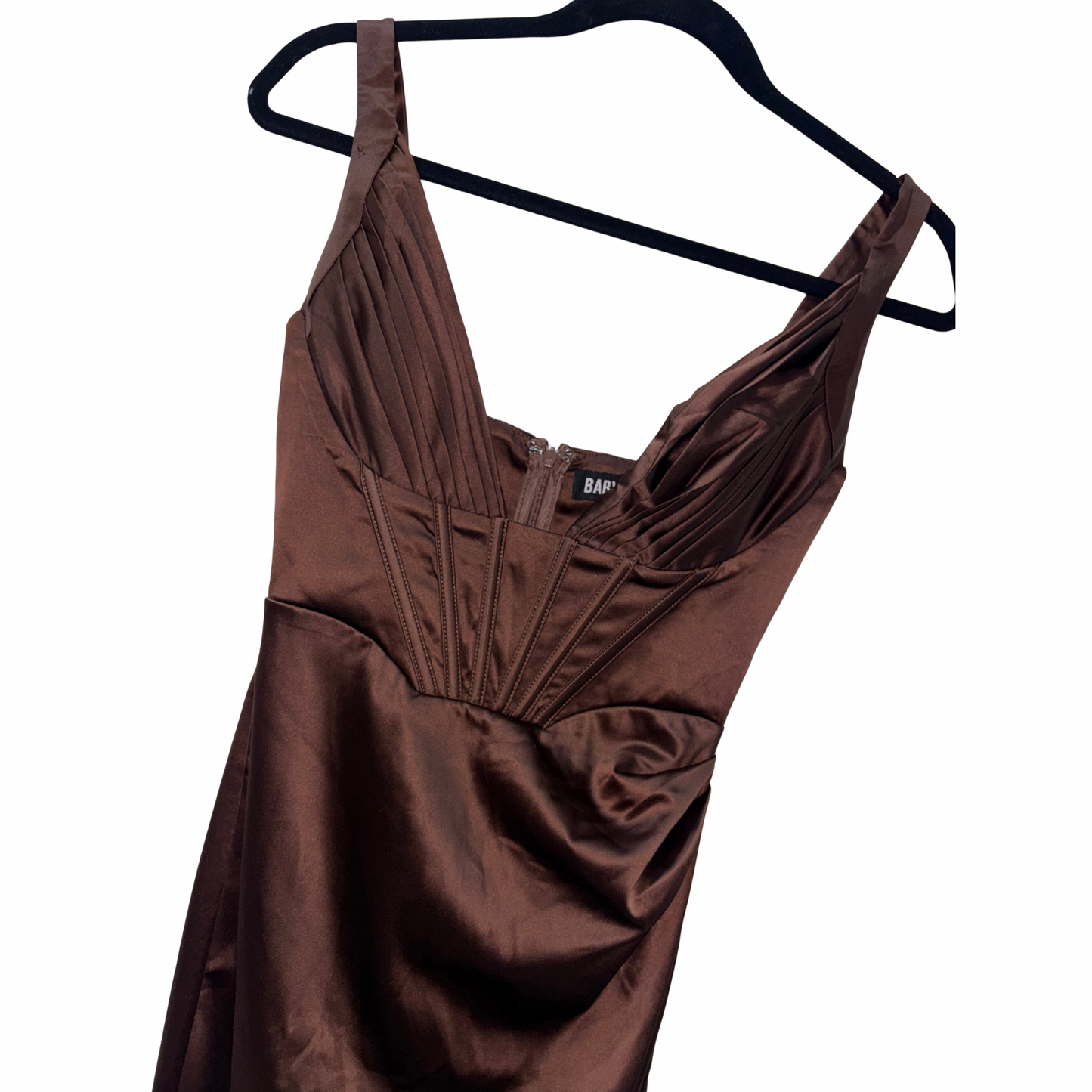 Babyboo 'Cordelia' Brown Maxi Dress