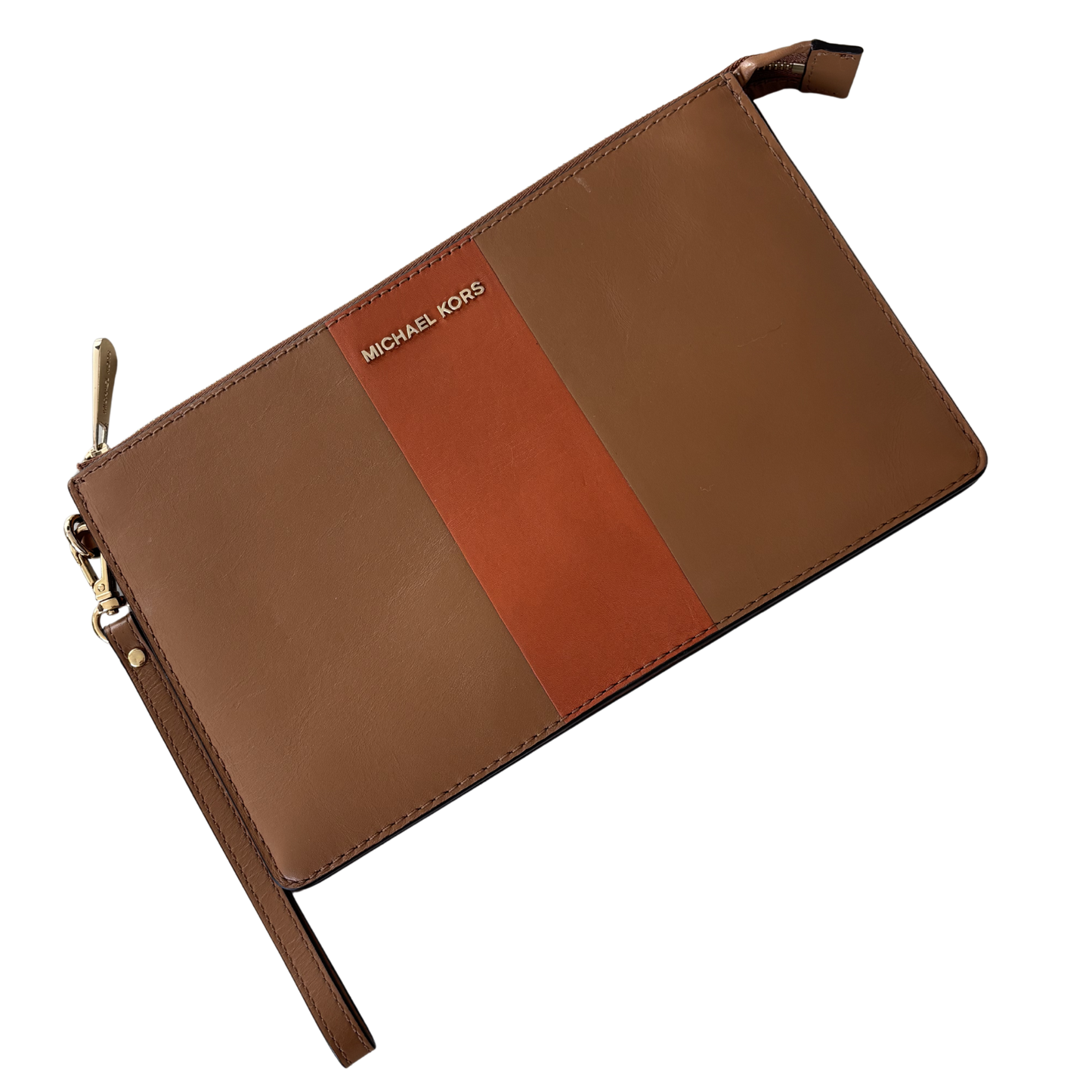 Michael Kors Brown Clutch Bag