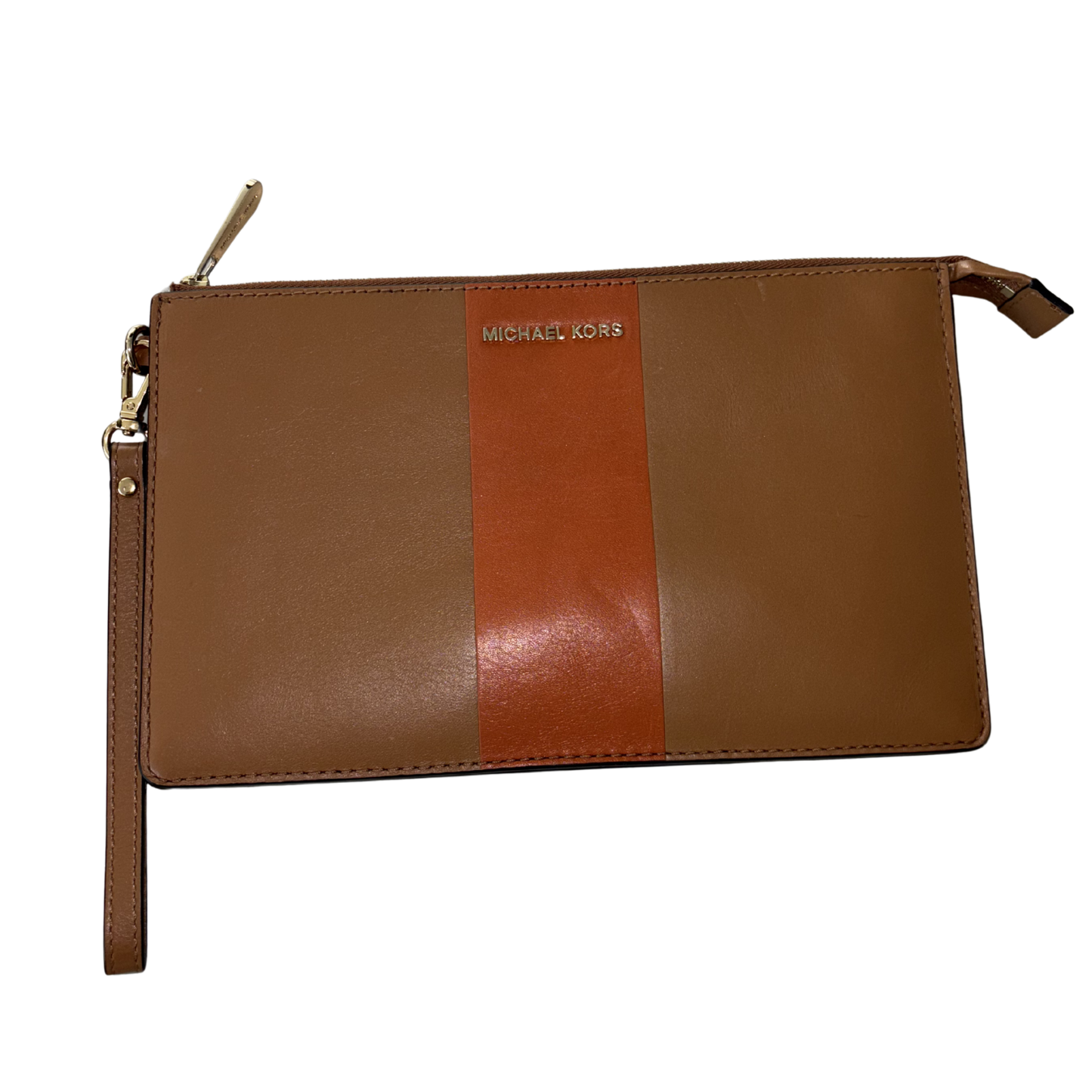 Michael Kors Brown Clutch Bag