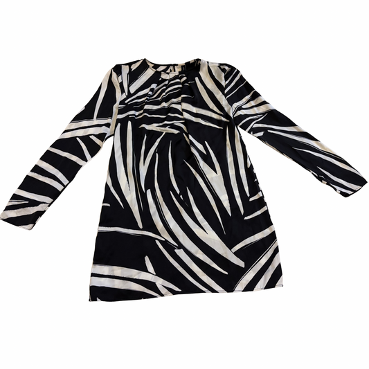 Mango Zebra Print Mini Dress