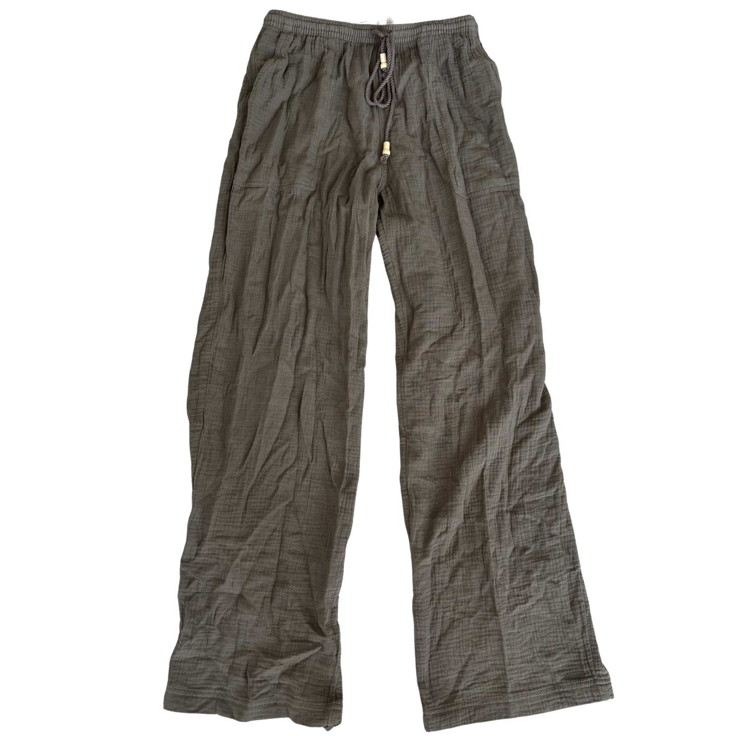 H&M Khaki Linen Trousers