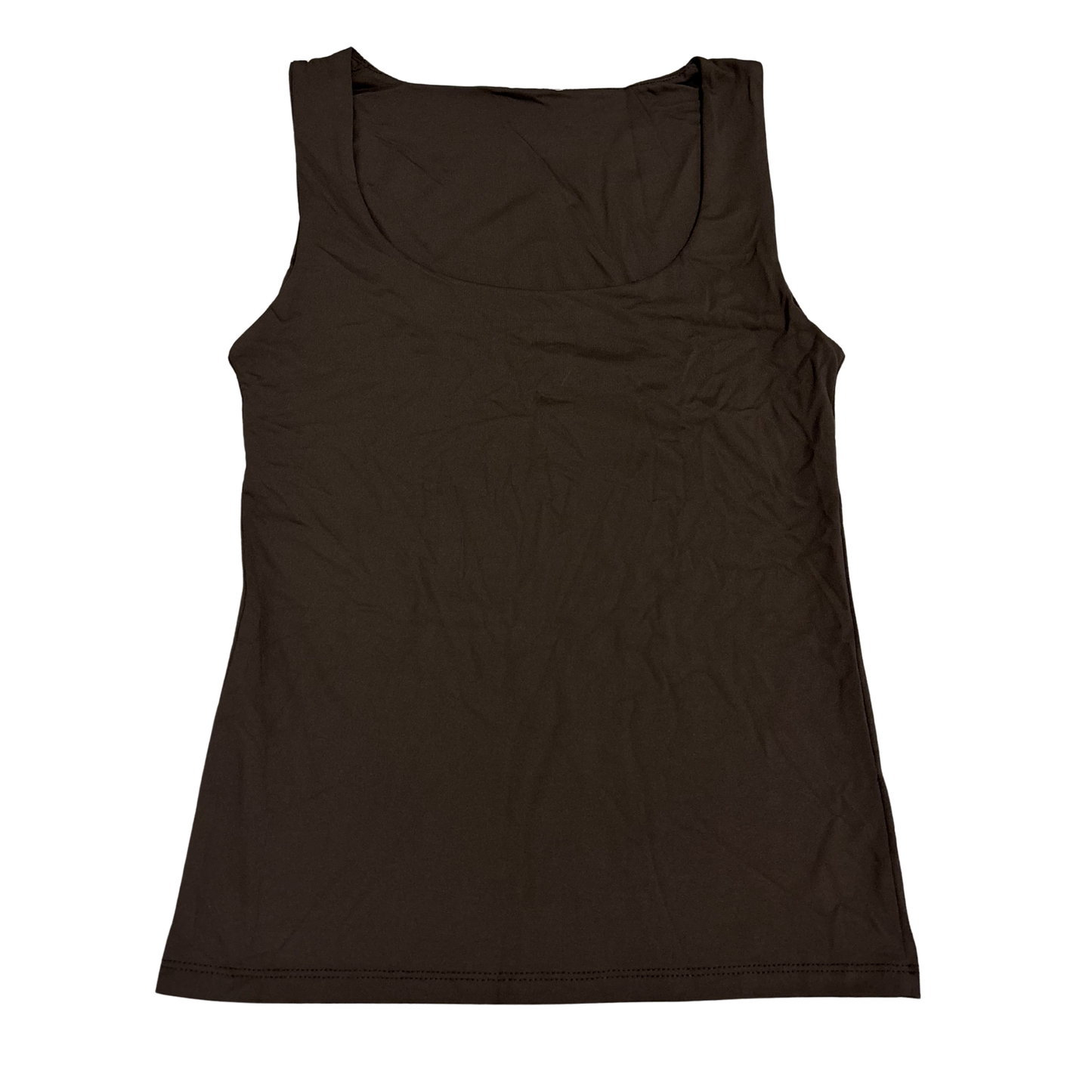 Chocolate Brown Slinky Top