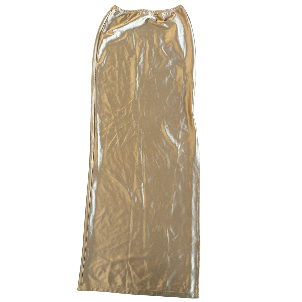 PLT Gold Maxi Skirt