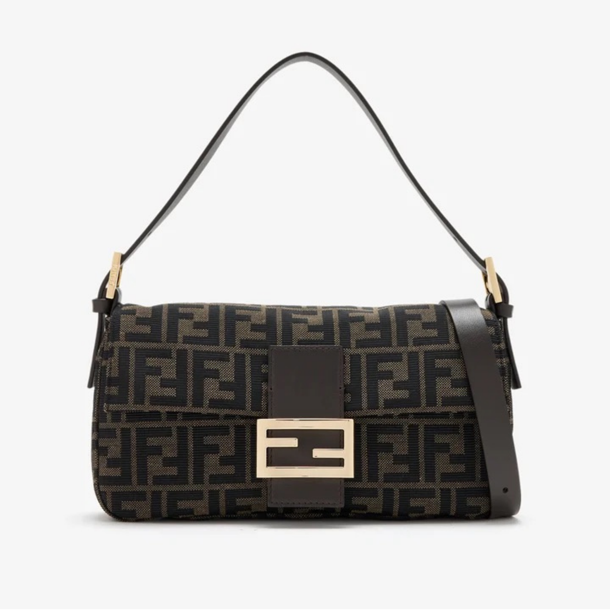 'F’ Monogram Shoulder Bag