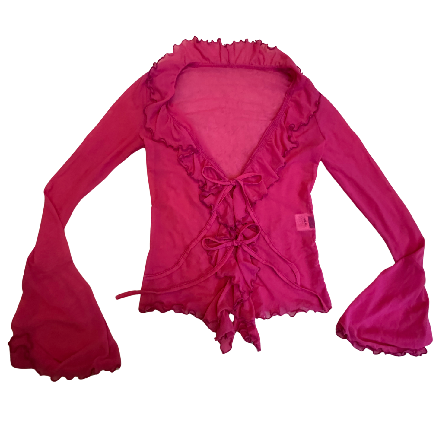 Hot Pink Mesh Top