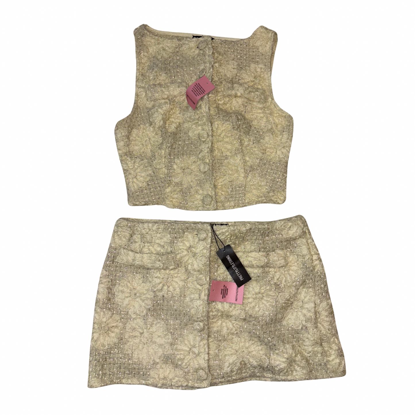 PLT Lemon Floral Boucle Co-Ord