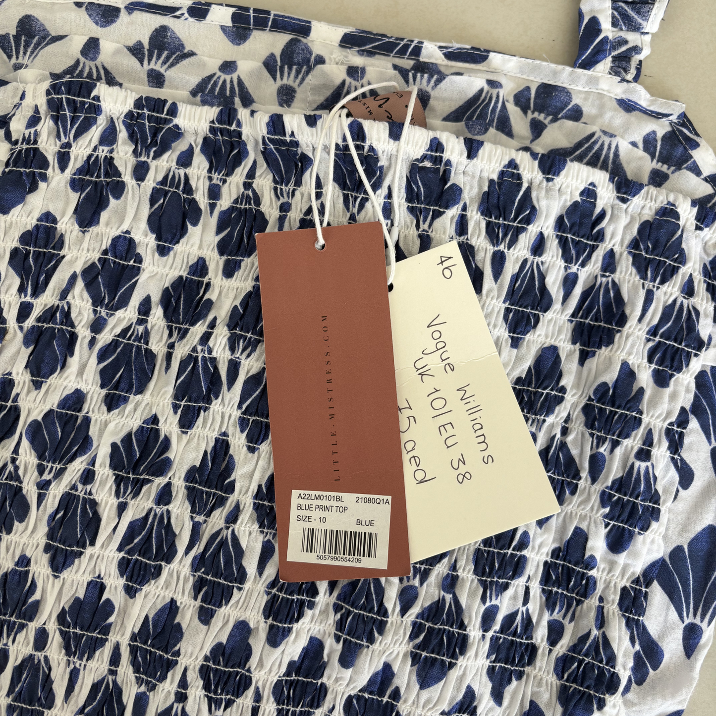 Shell Print Top