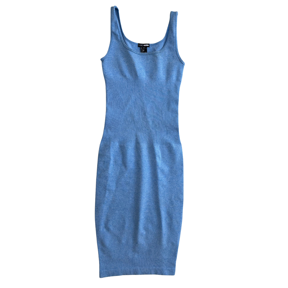 Fashion Nova Blue Midi Dress