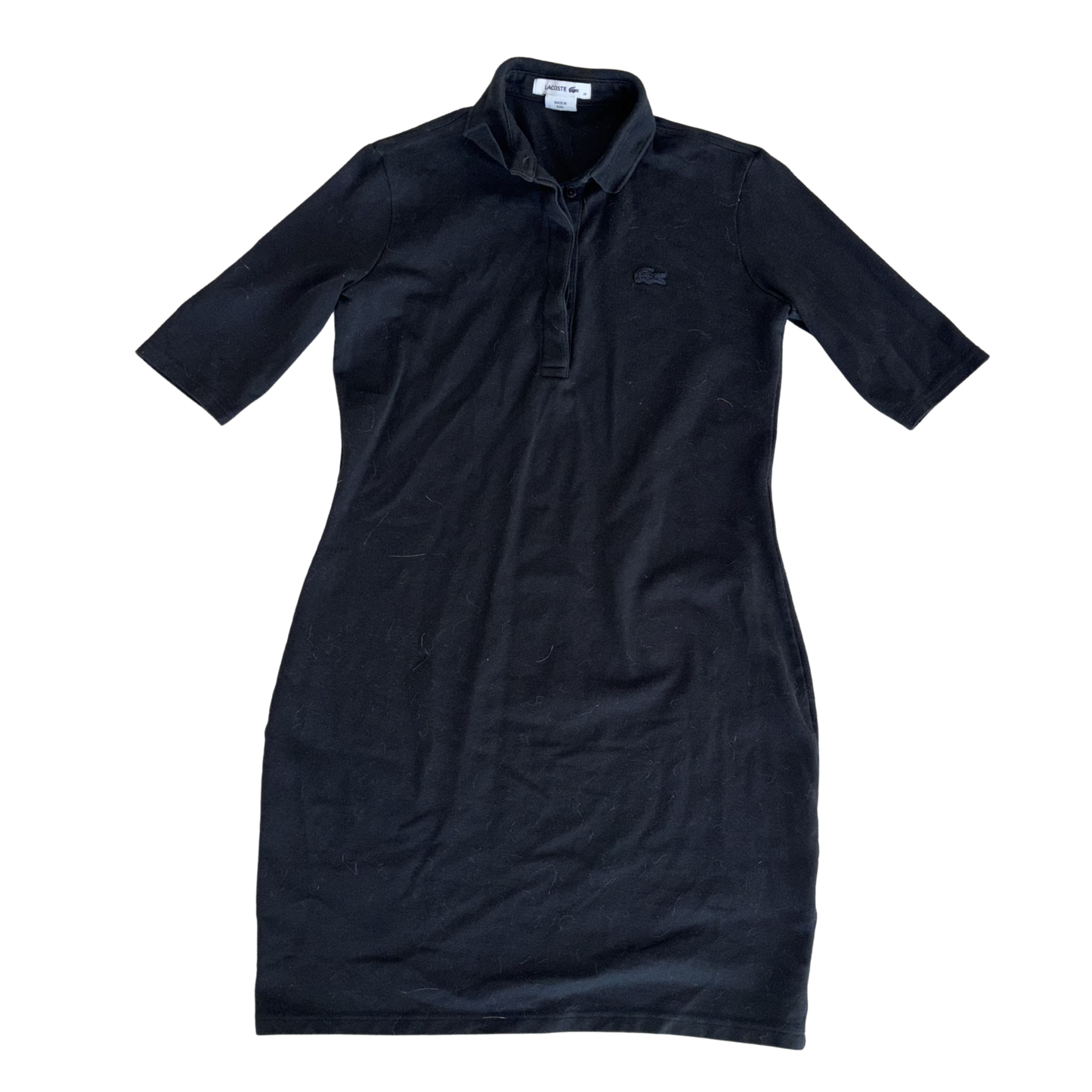 Lacoste Black T-Shirt Dress