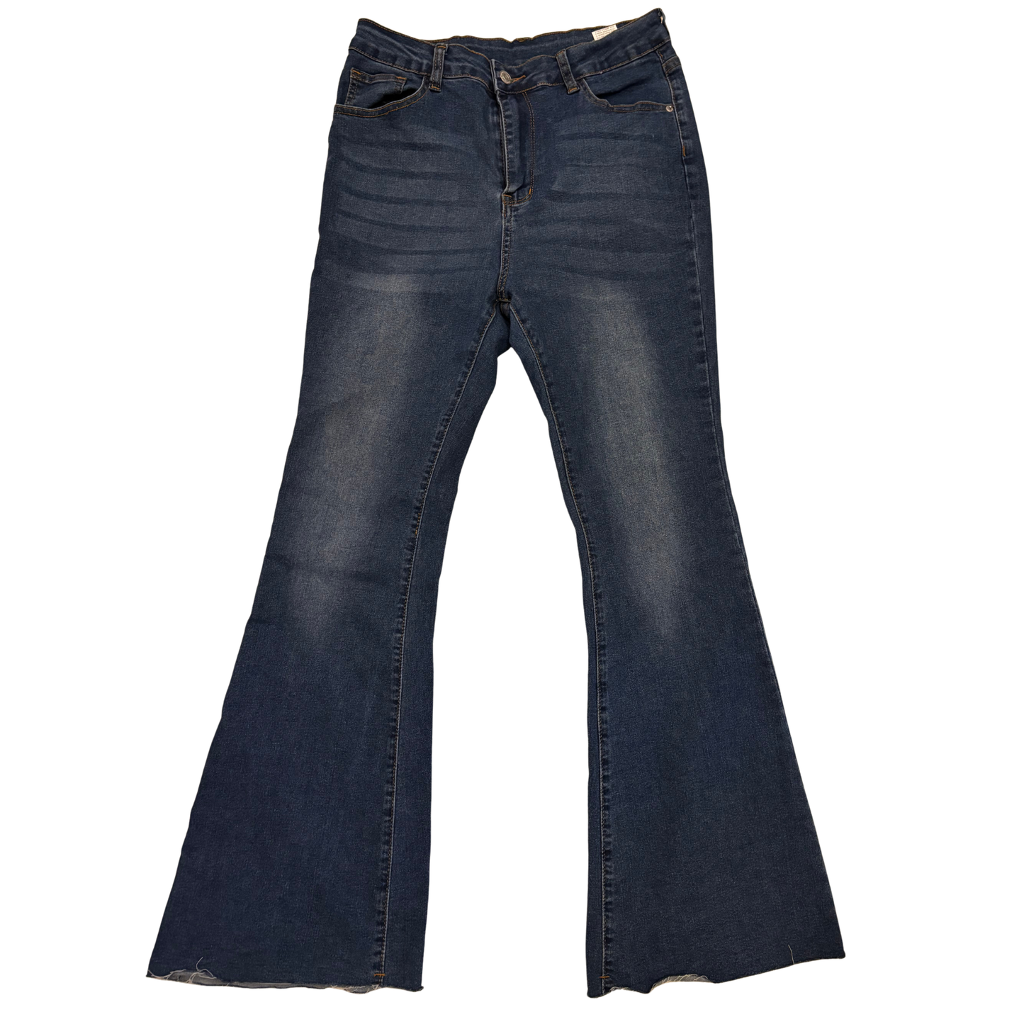 Dark Blue Flared Jeans
