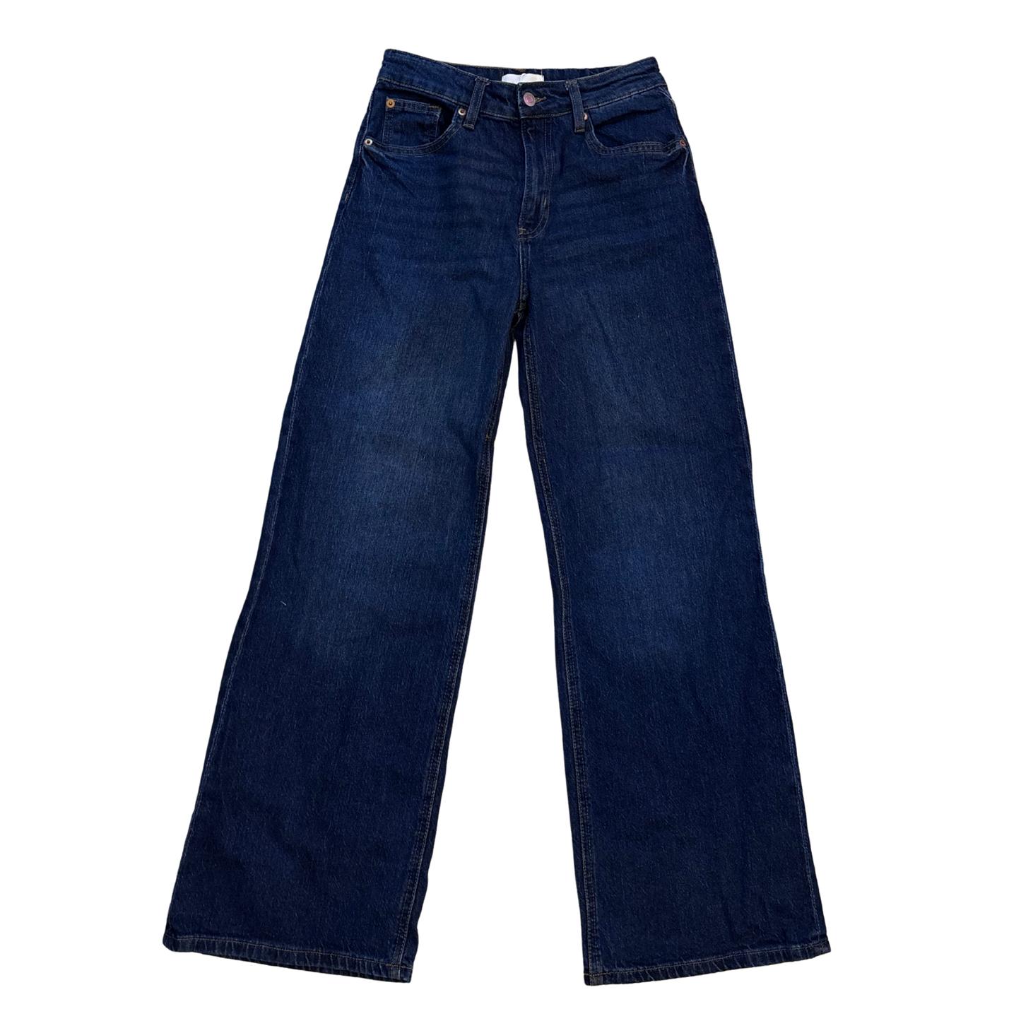 H&M Blue Wide Leg Jeans