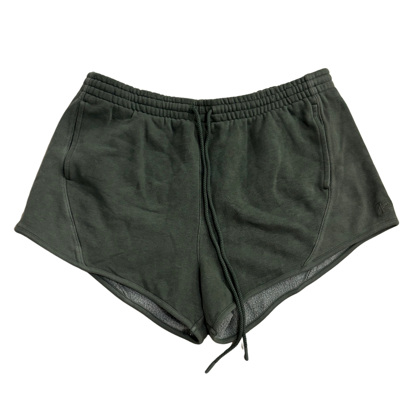 VS Pink Green Fleeced Shorts