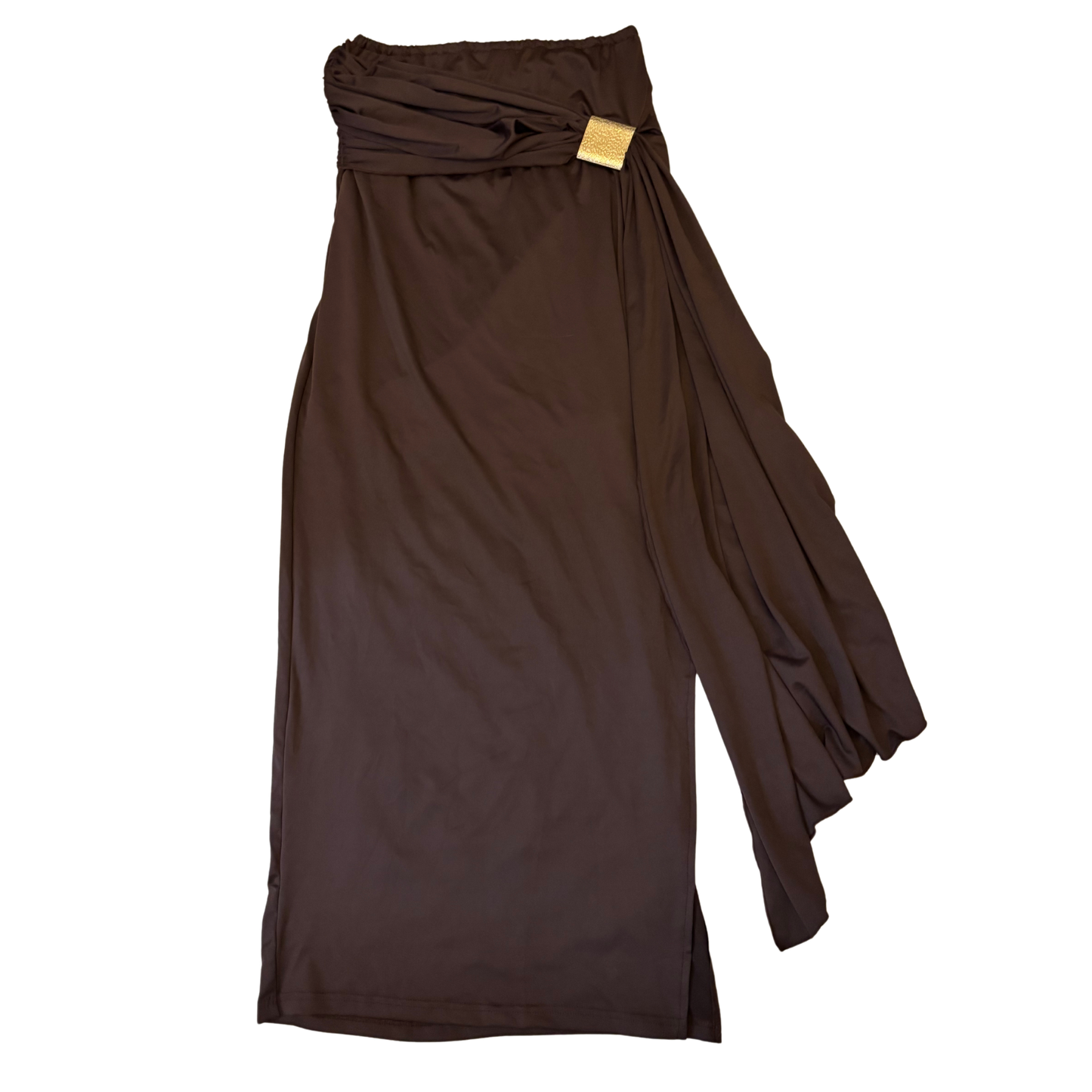 Brown Midaxi Skirt