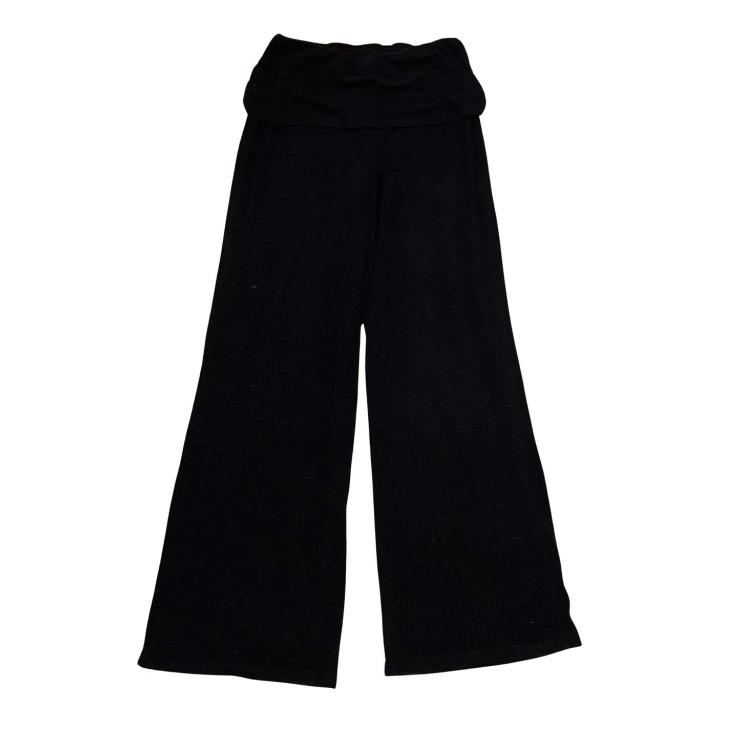 Black Fluffy Fold-Over Flares