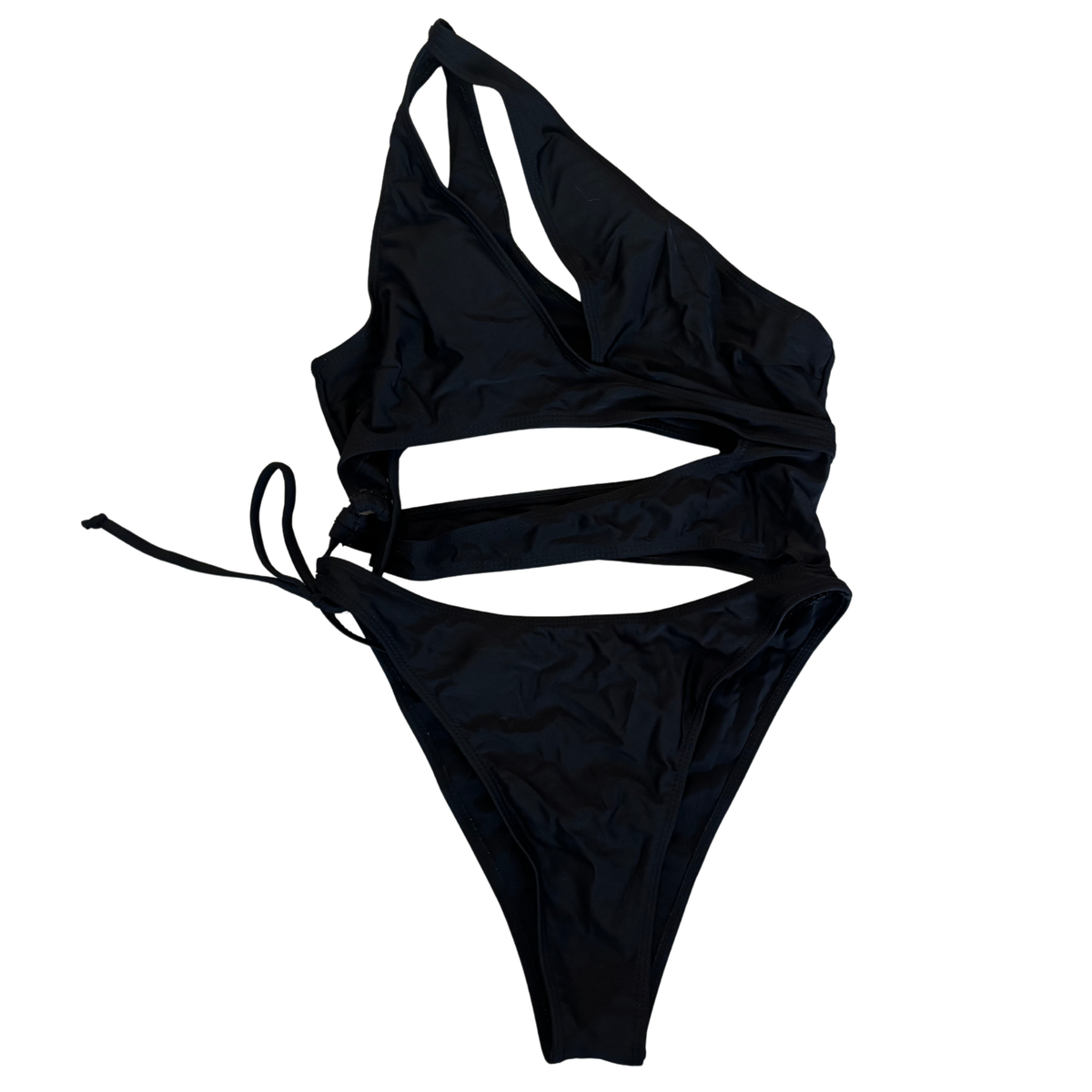 Black Cut Out Swimsuit