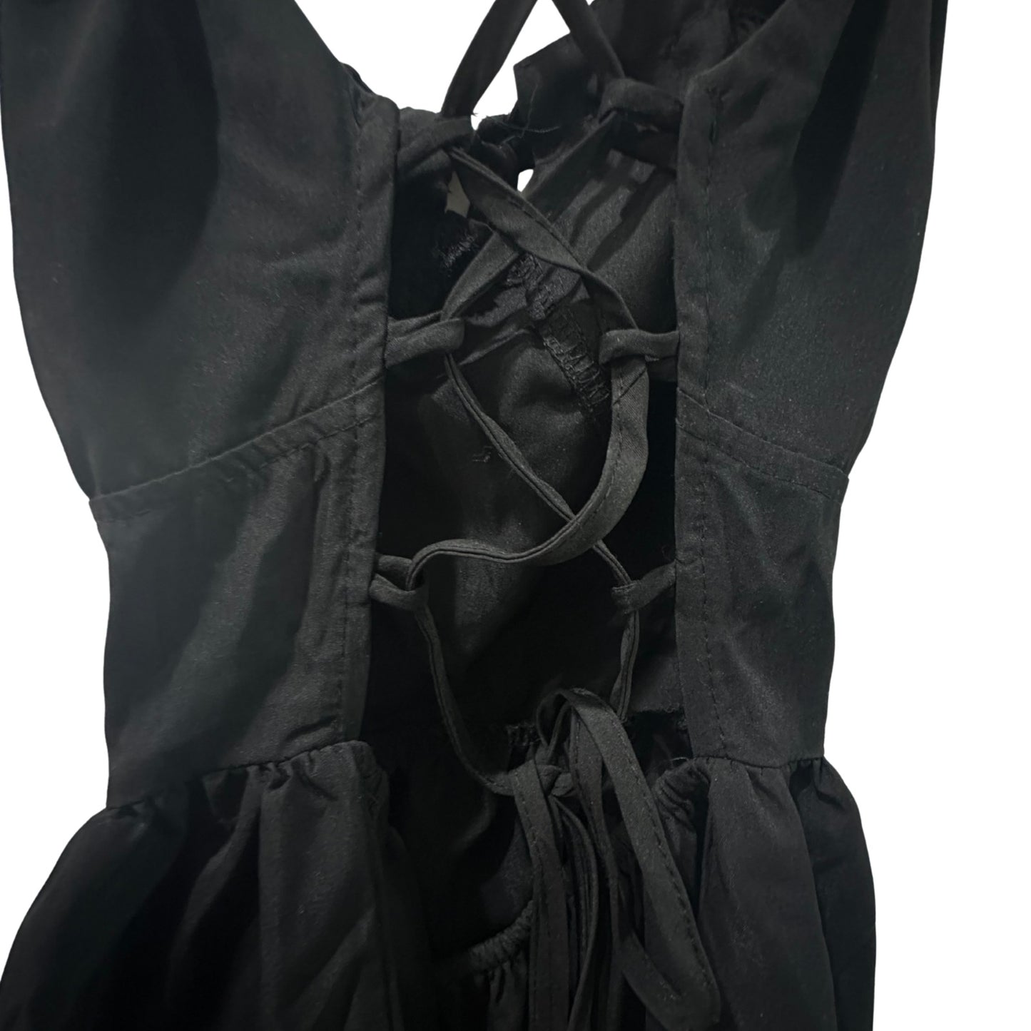 Black Tiered Maxi Dress