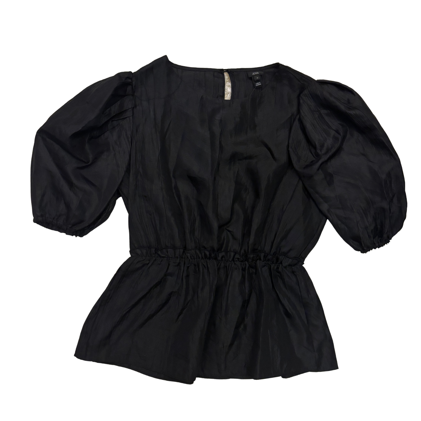 River Island Black Puff Sleeve Top