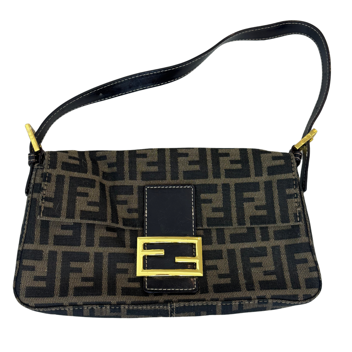 'F’ Monogram Shoulder Bag