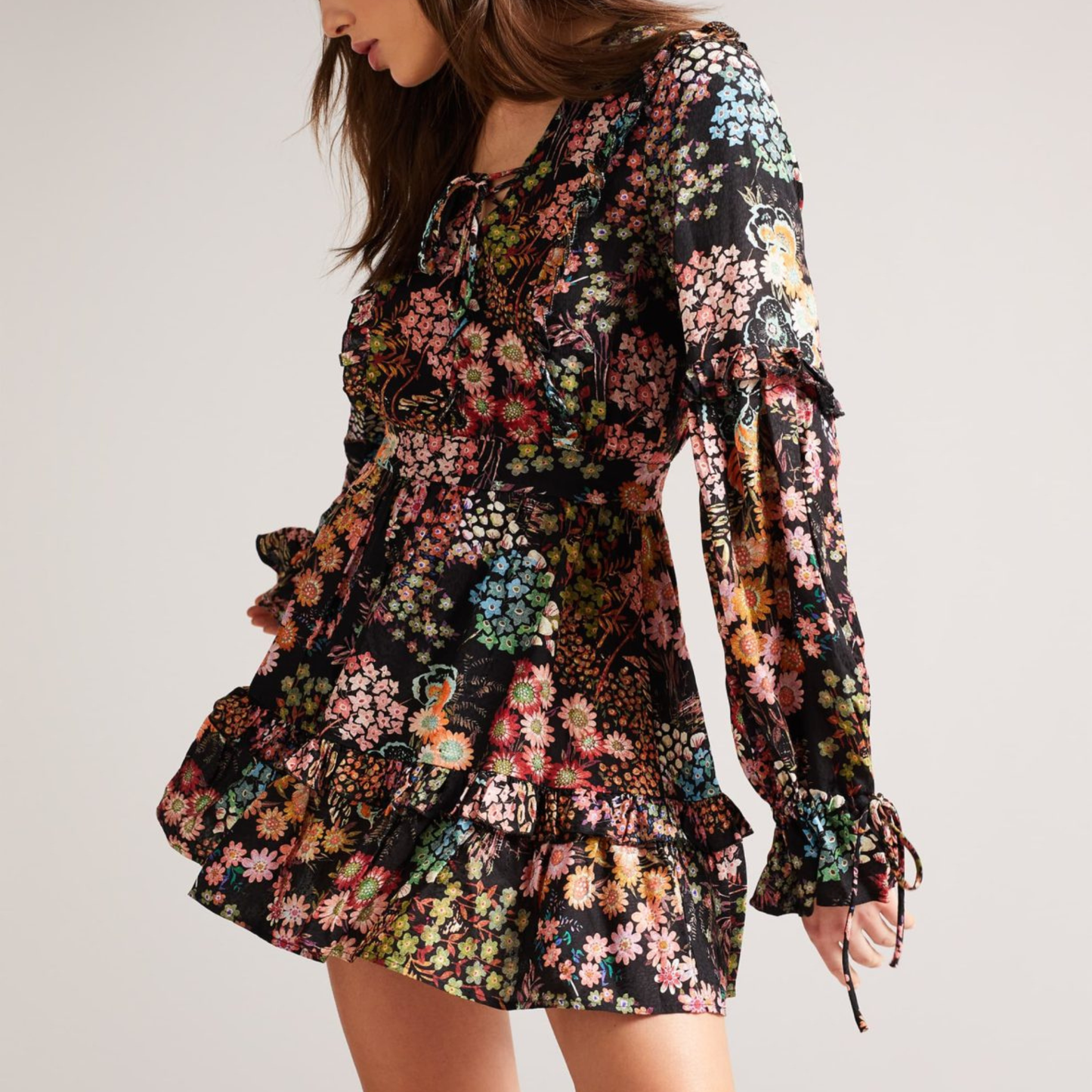Ted Baker Long Sleeve Mini Dress