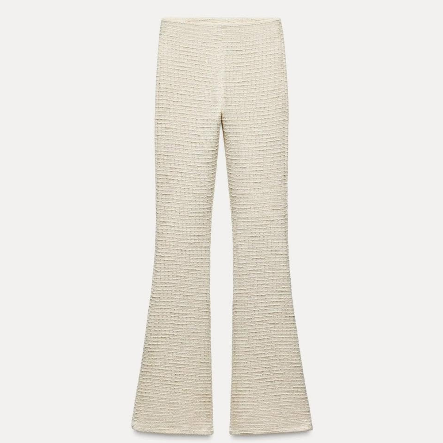 Zara Cream Wide Leg Trousers