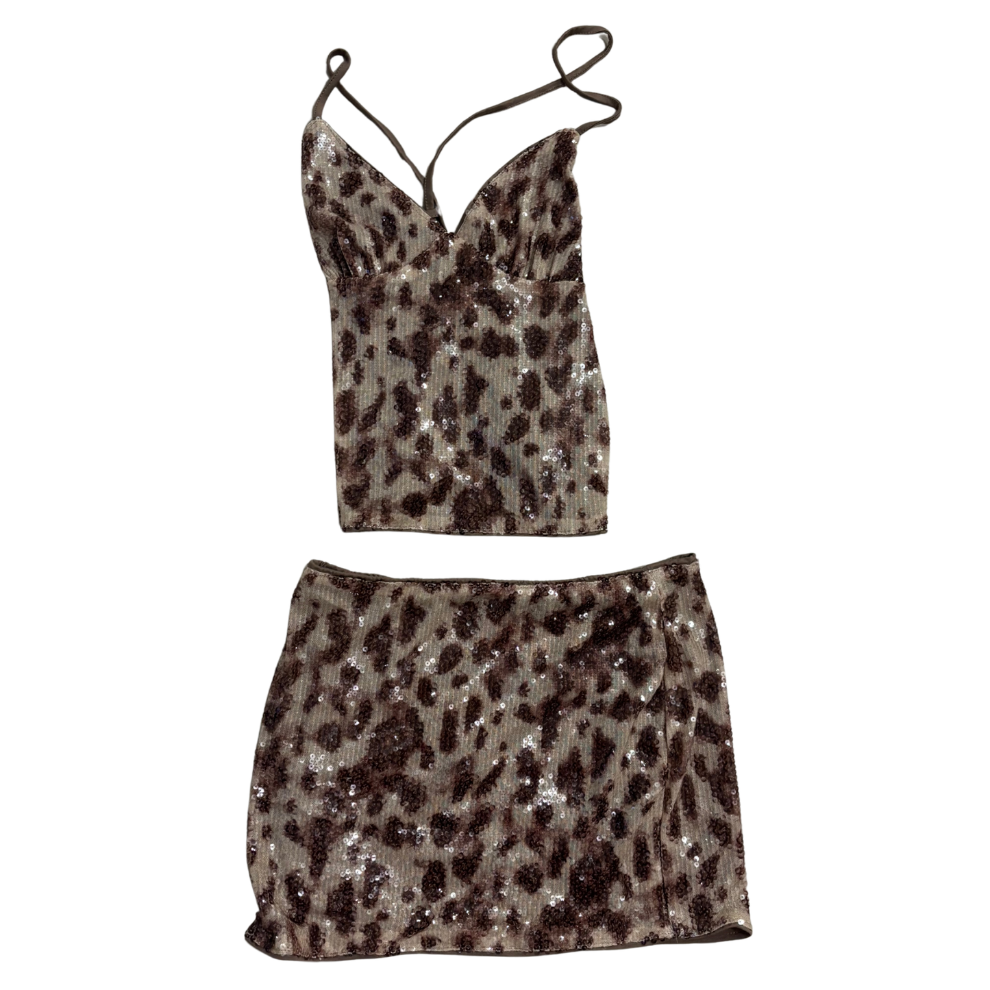 Animal Print Sequin Co-Ord