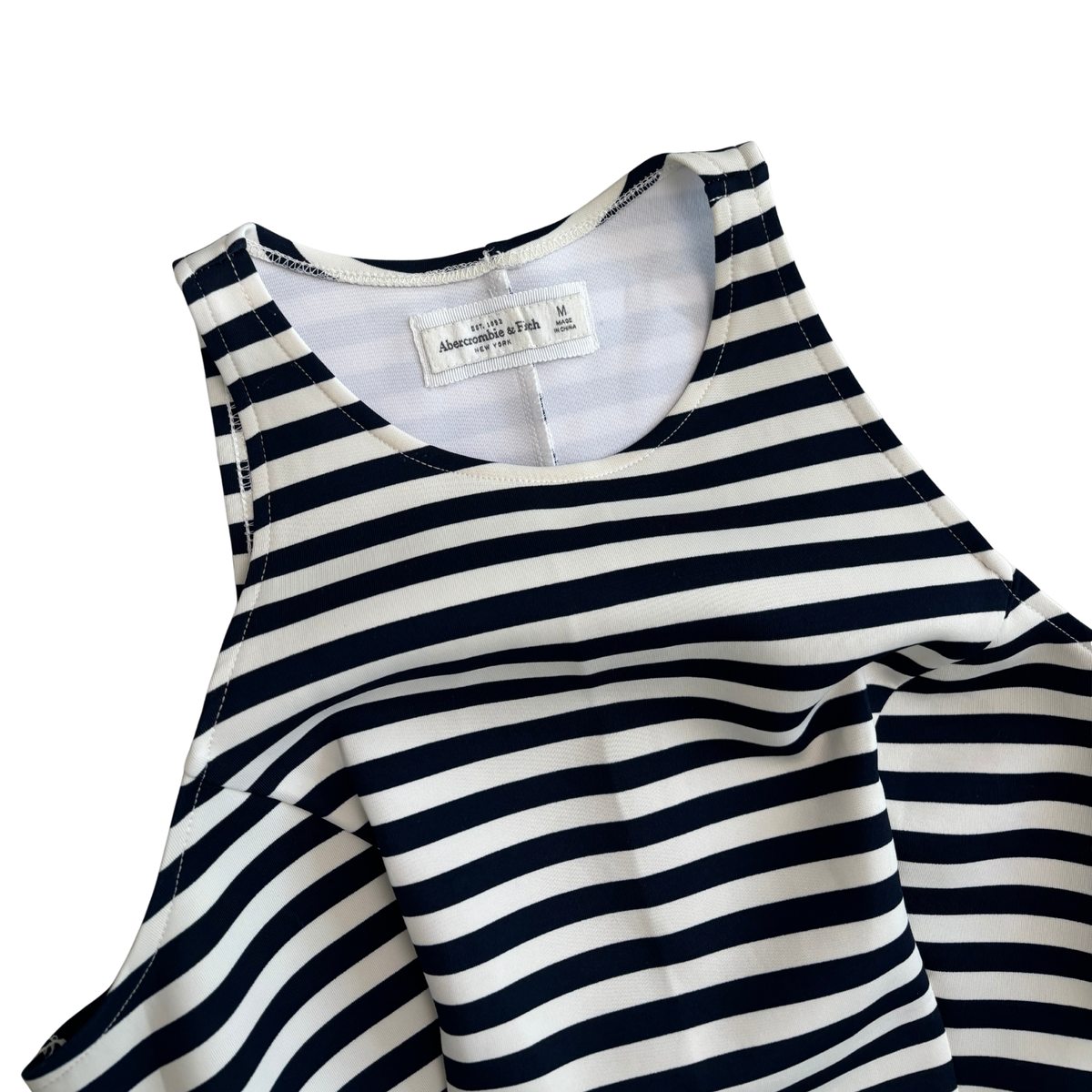 Abercrombie Striped A-Line Mini Dress