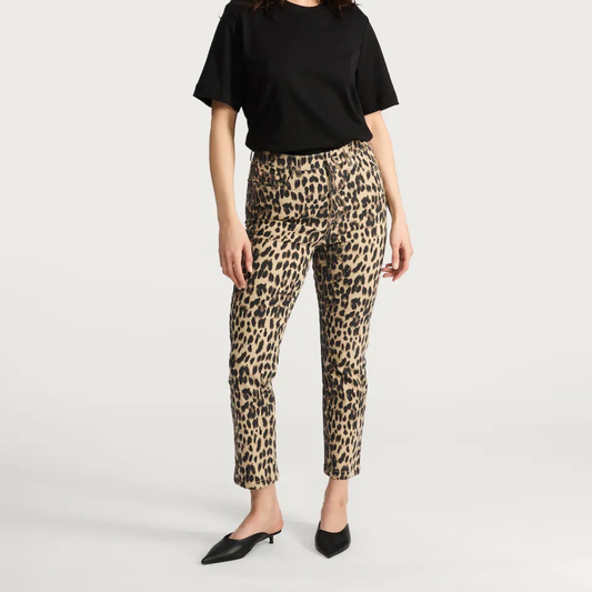 Leopard Print Jeans