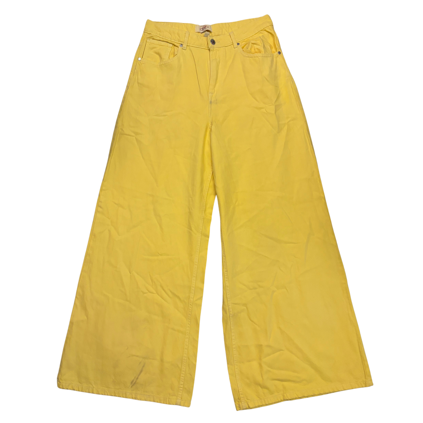 Lee Cooper Yellow Wide Leg Jeans