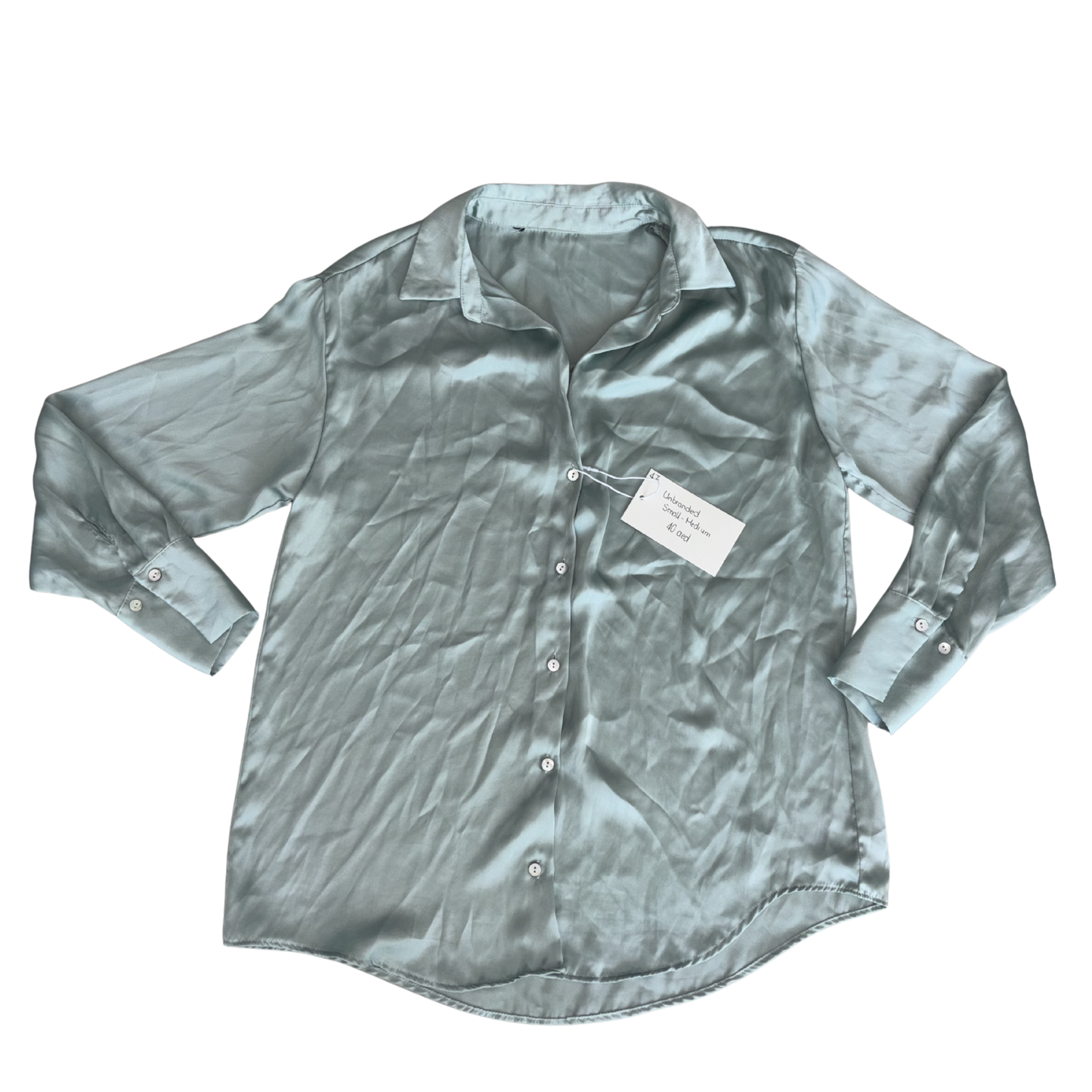 Green Satin Shirt