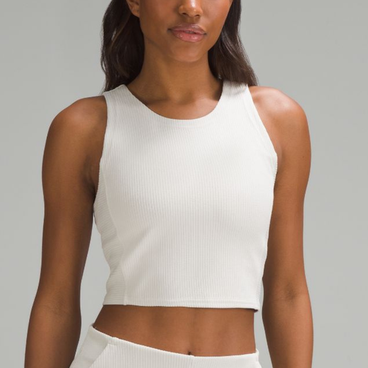 Lululemon Grey Ribbed Top