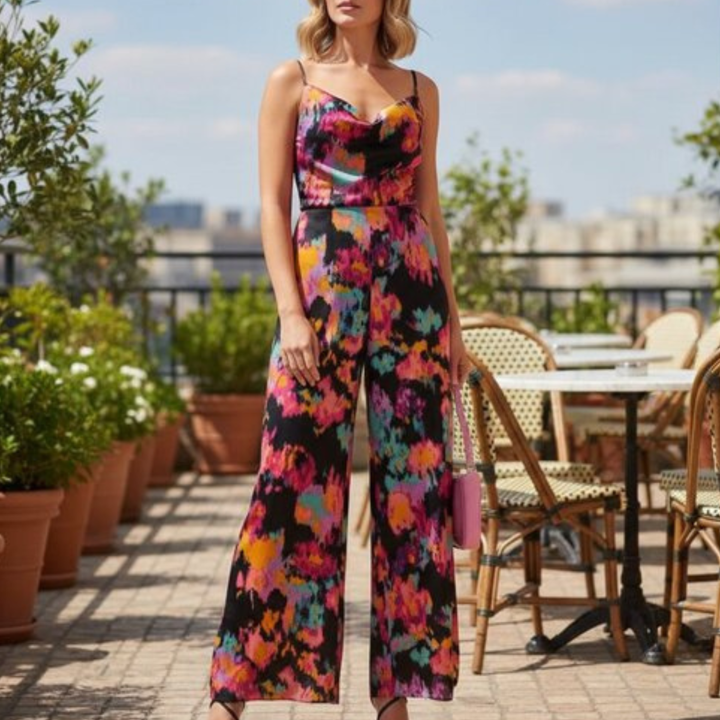 Elliat Minelli Printed Jumpsuit