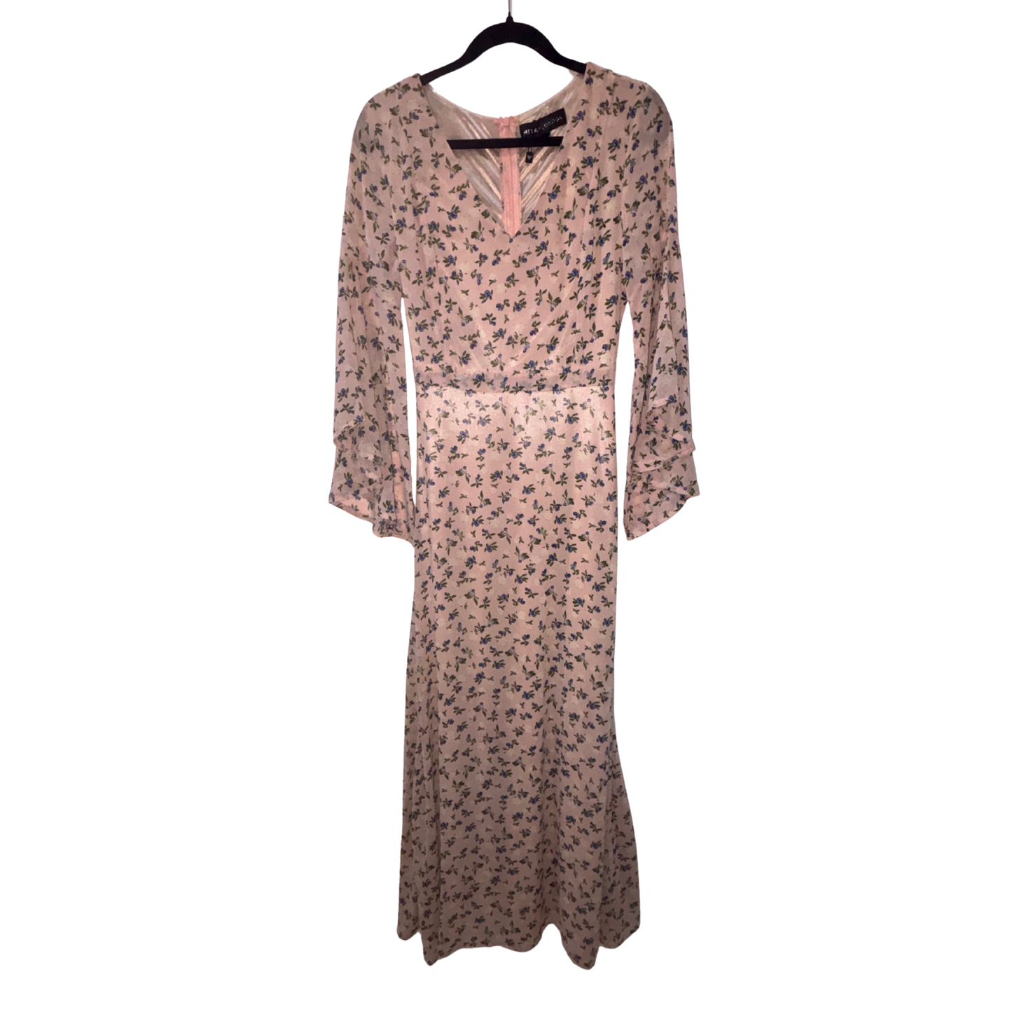 Mela London Pink Floral Maxi Dress