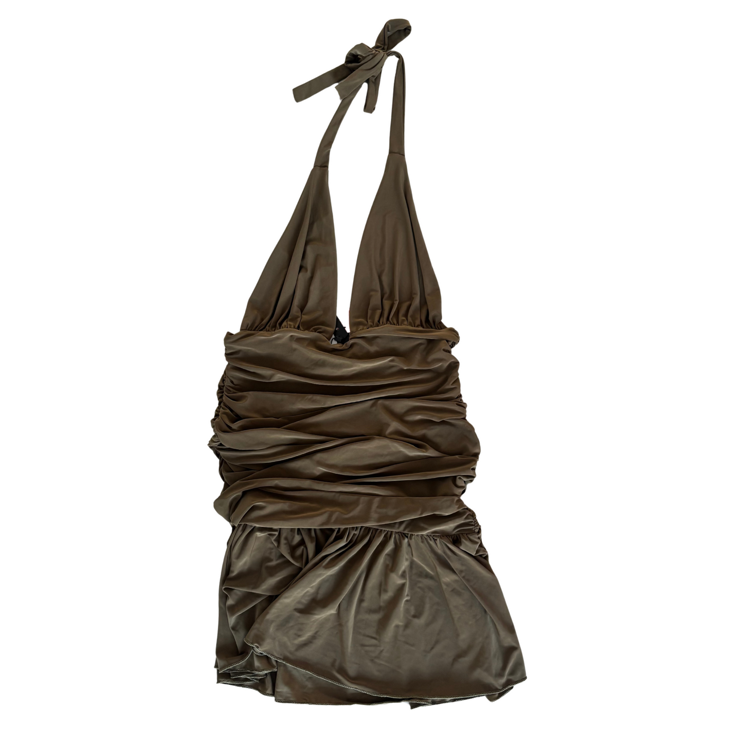 Ego Olive Green Mini Dress