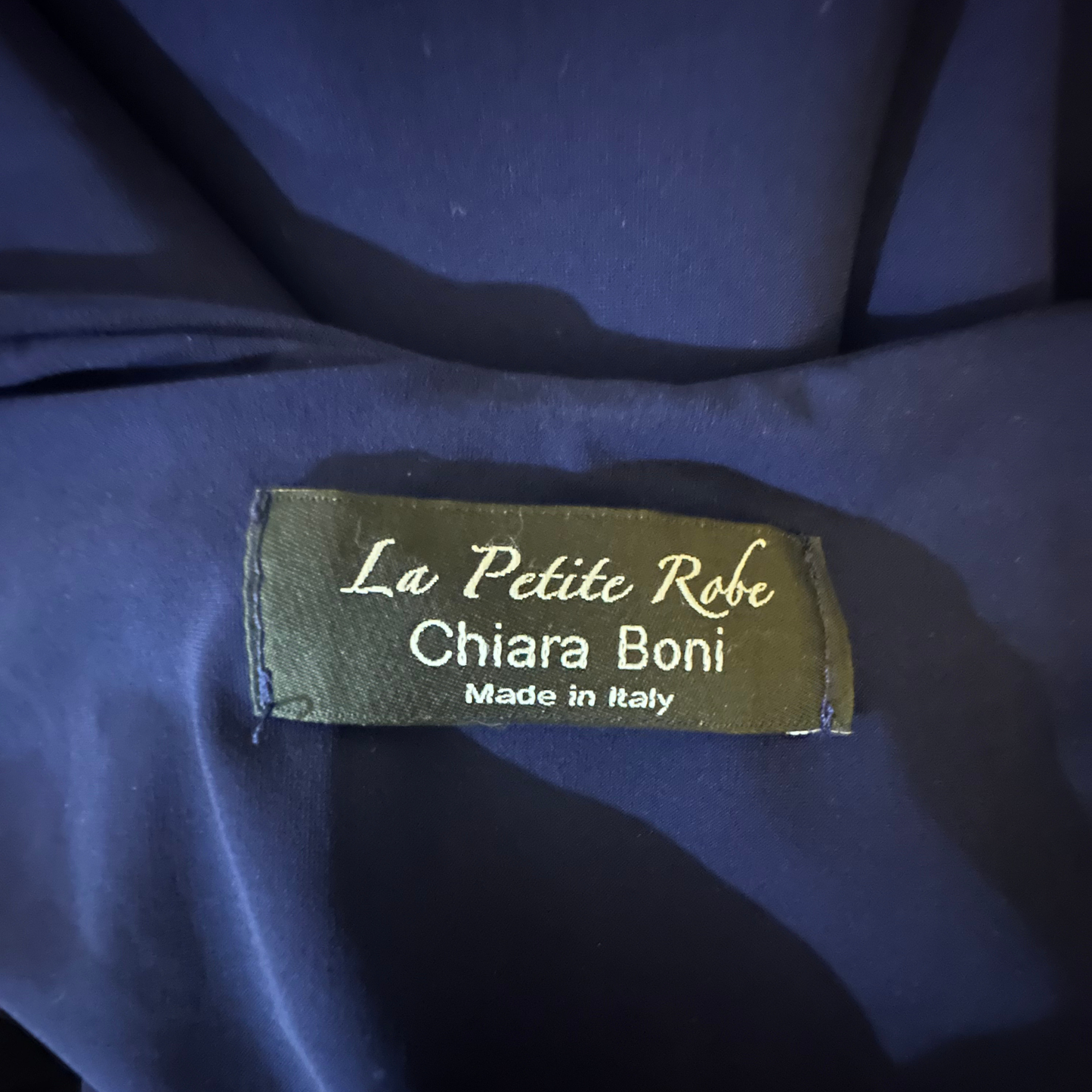 Chiara Boni Navy Gown