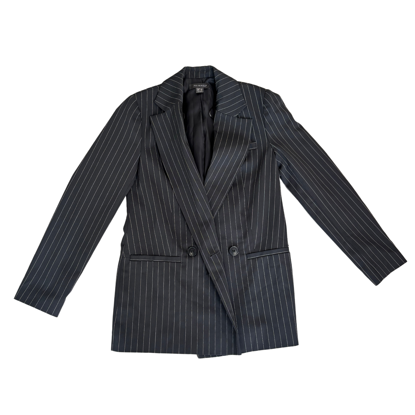 Grey Pinstripe Blazer