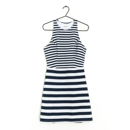 Abercrombie Striped A-Line Mini Dress