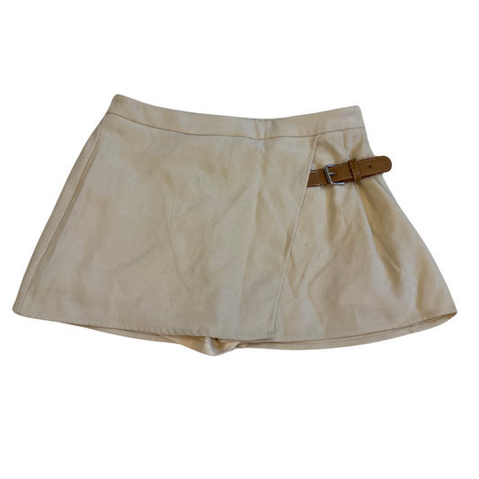 Pleated Belt Side Skort