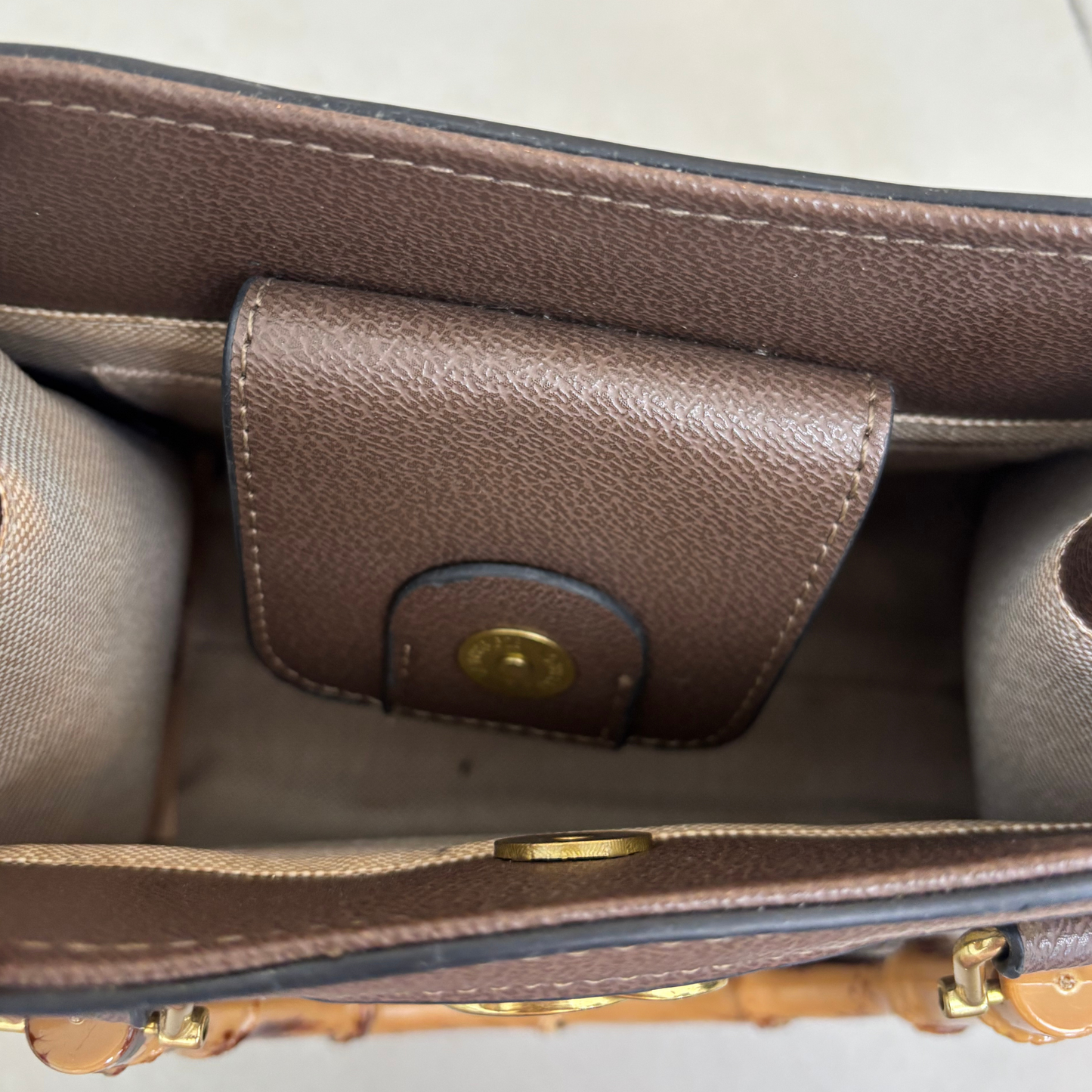 'G’ Monogram Mini Hand Bag