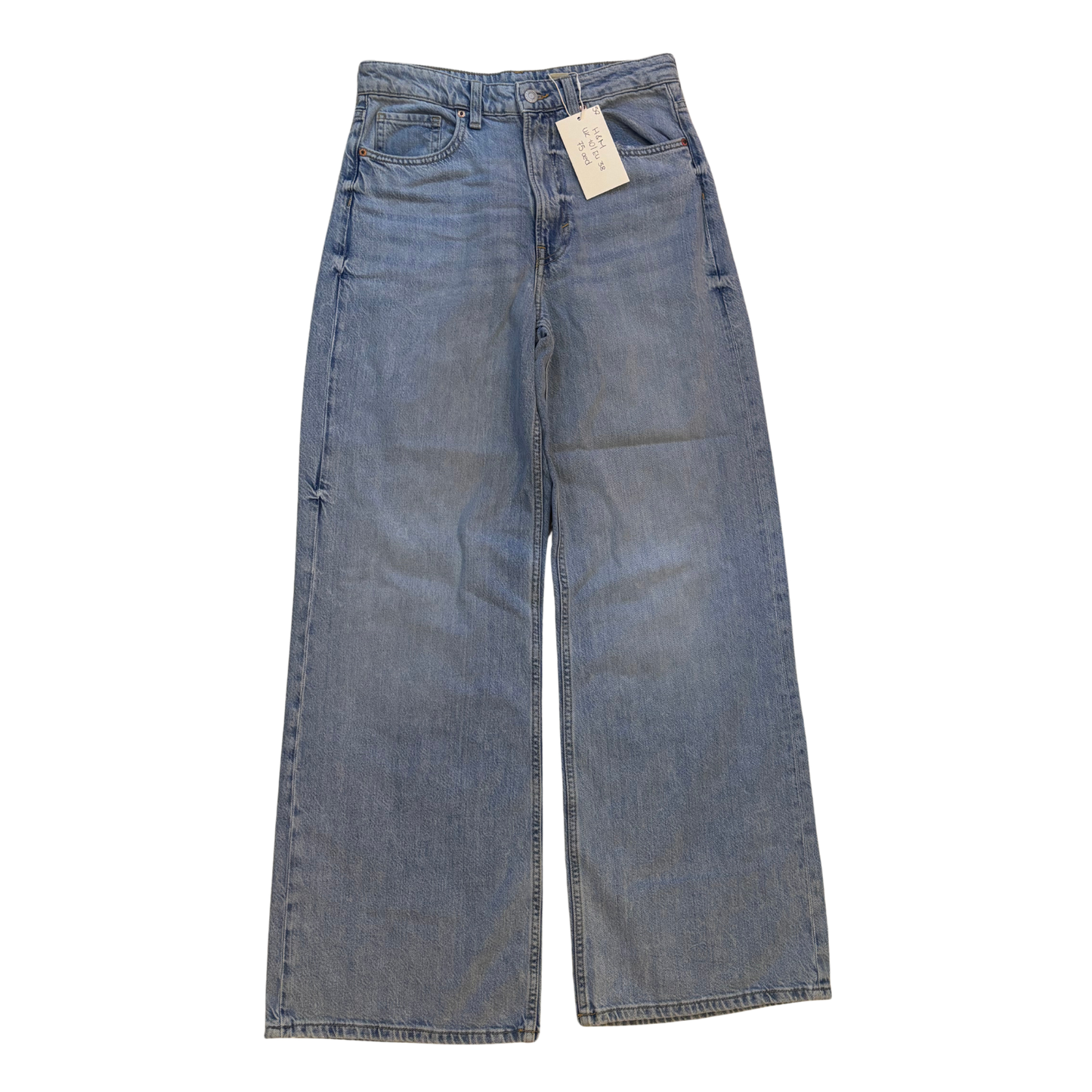 H&M Blue Wide Leg Jeans
