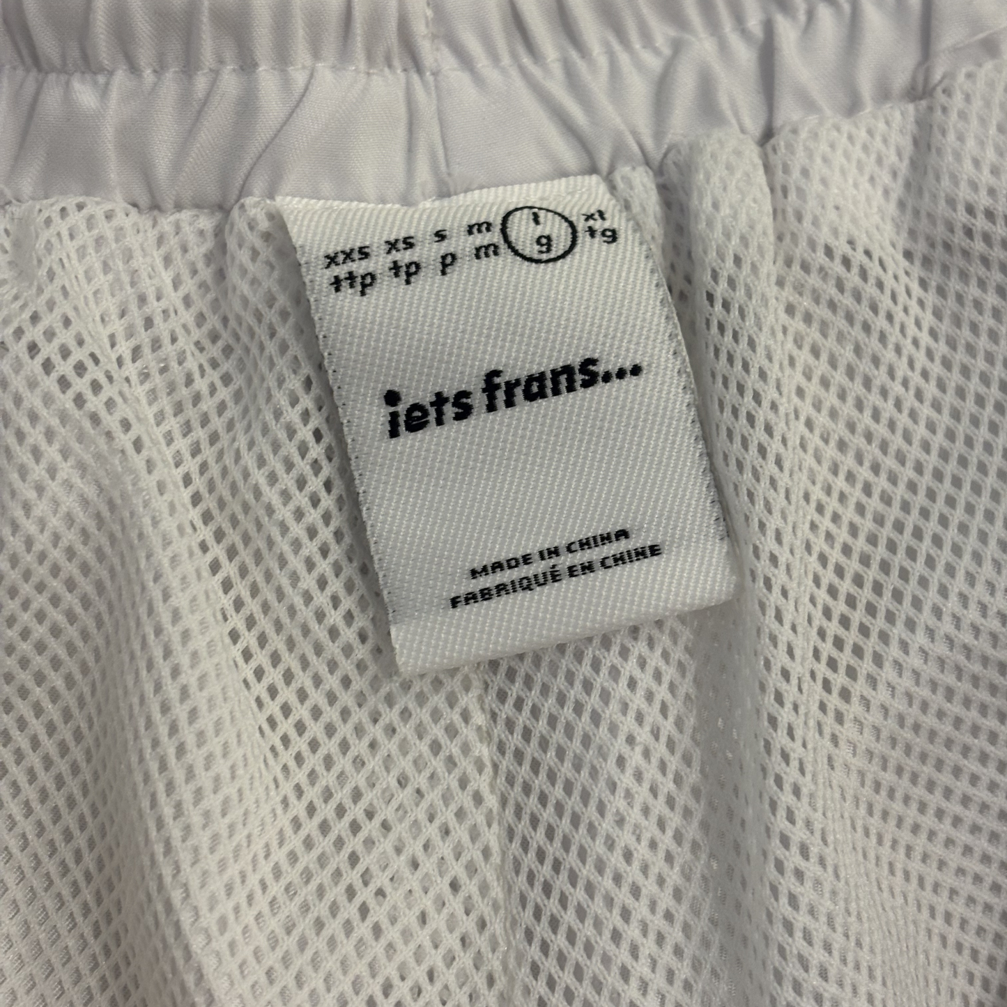 Iets Frans White Track Pants