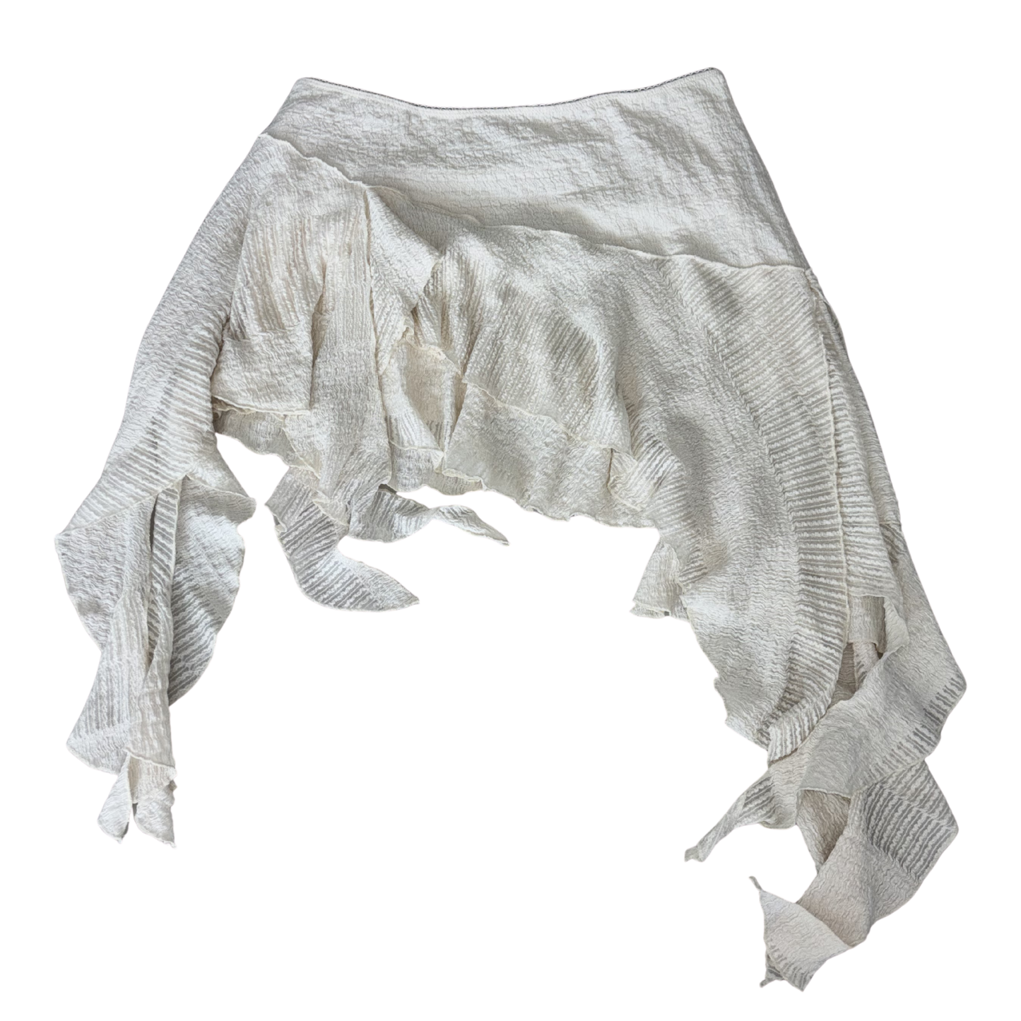 Urban Outfitters Cream Flowy Mini Skirt