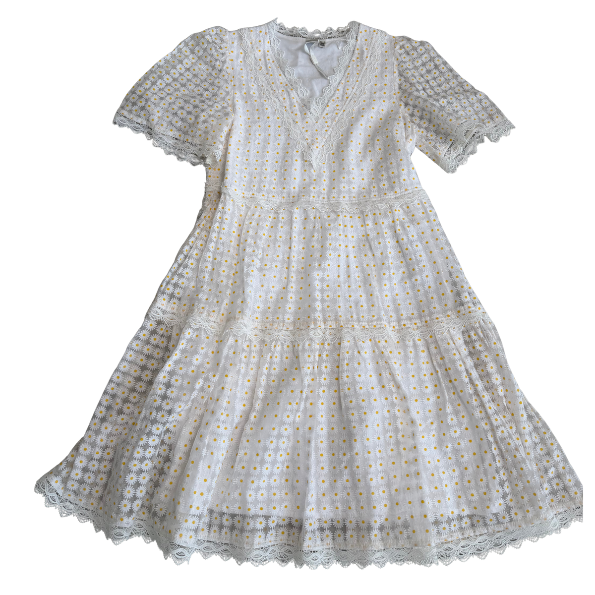 Yas Daisy Pattern Mini Dress