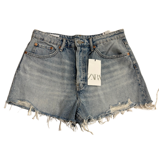 Zara Denim Sparkly Shorts