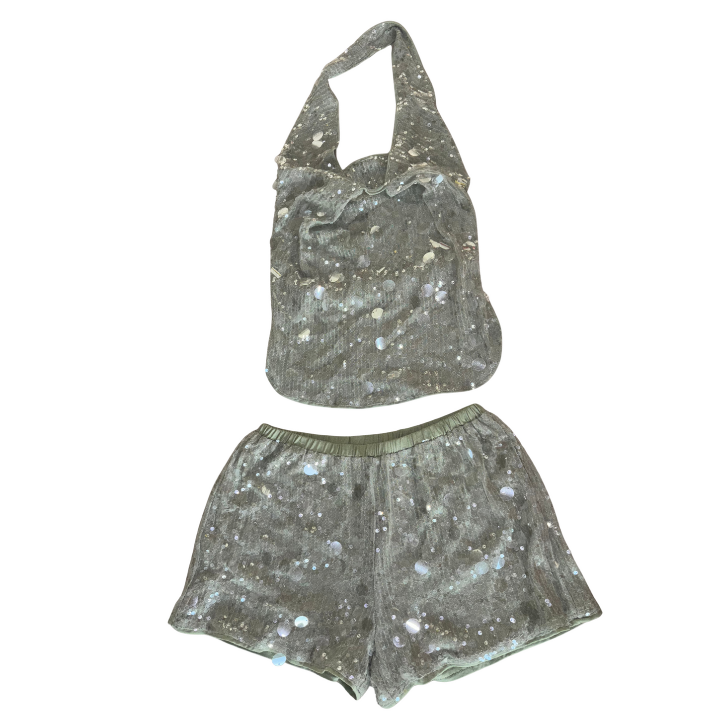 Green Sequin Co-Ord