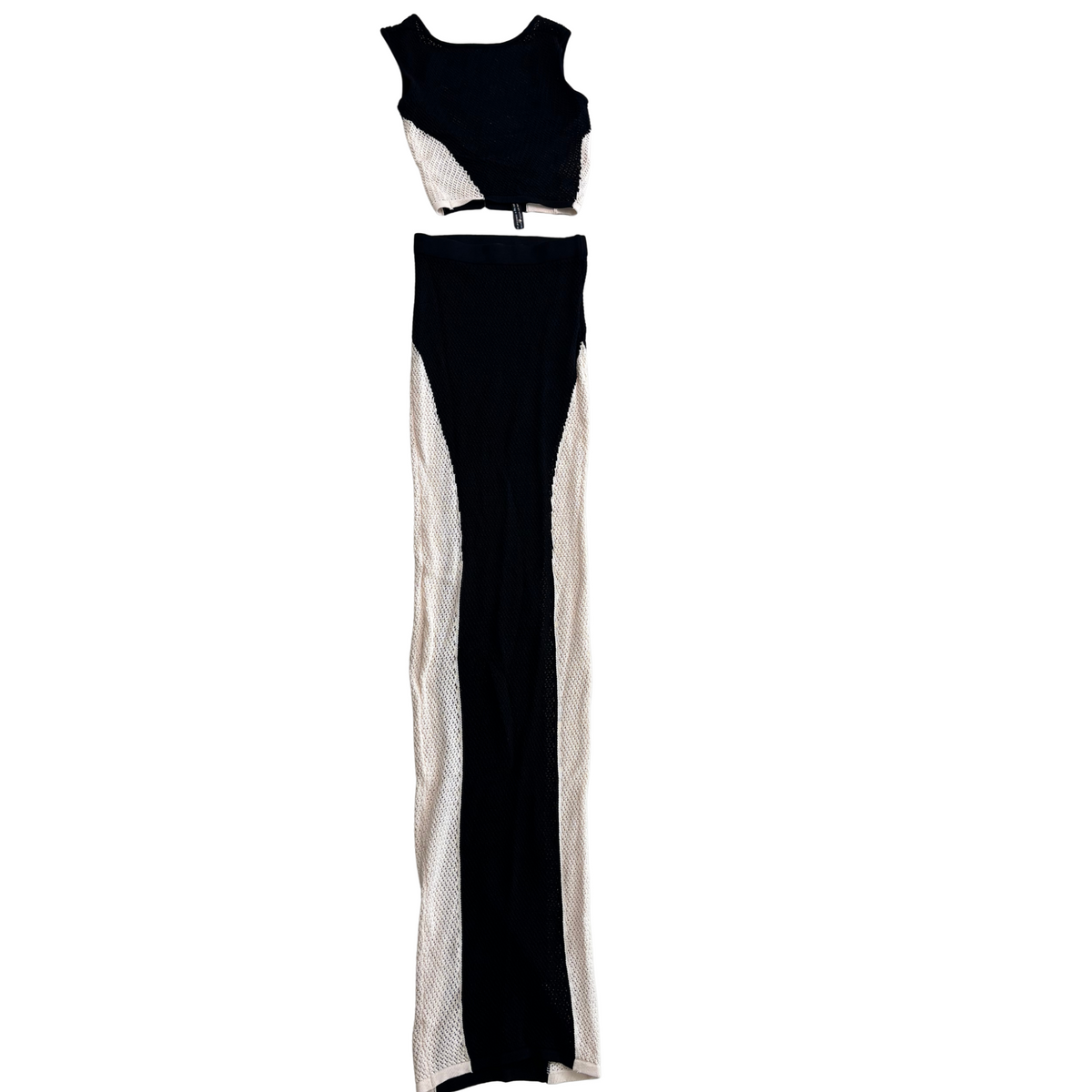 Murci Black & White Crochet Co-Ord