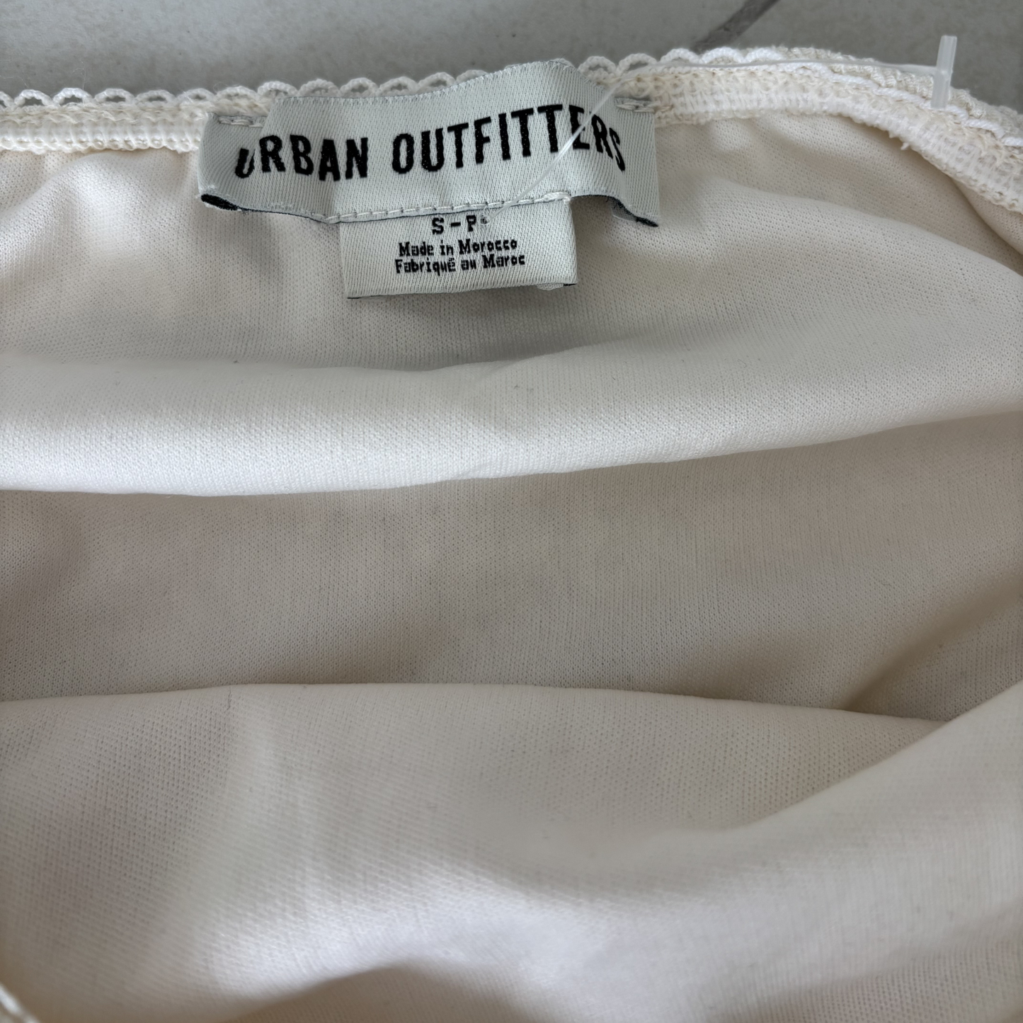Urban Outfitters Cream Flowy Mini Skirt