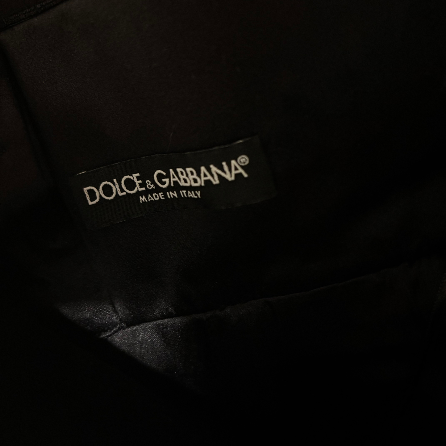 Dolce & Gabbana Black Midi Skirt
