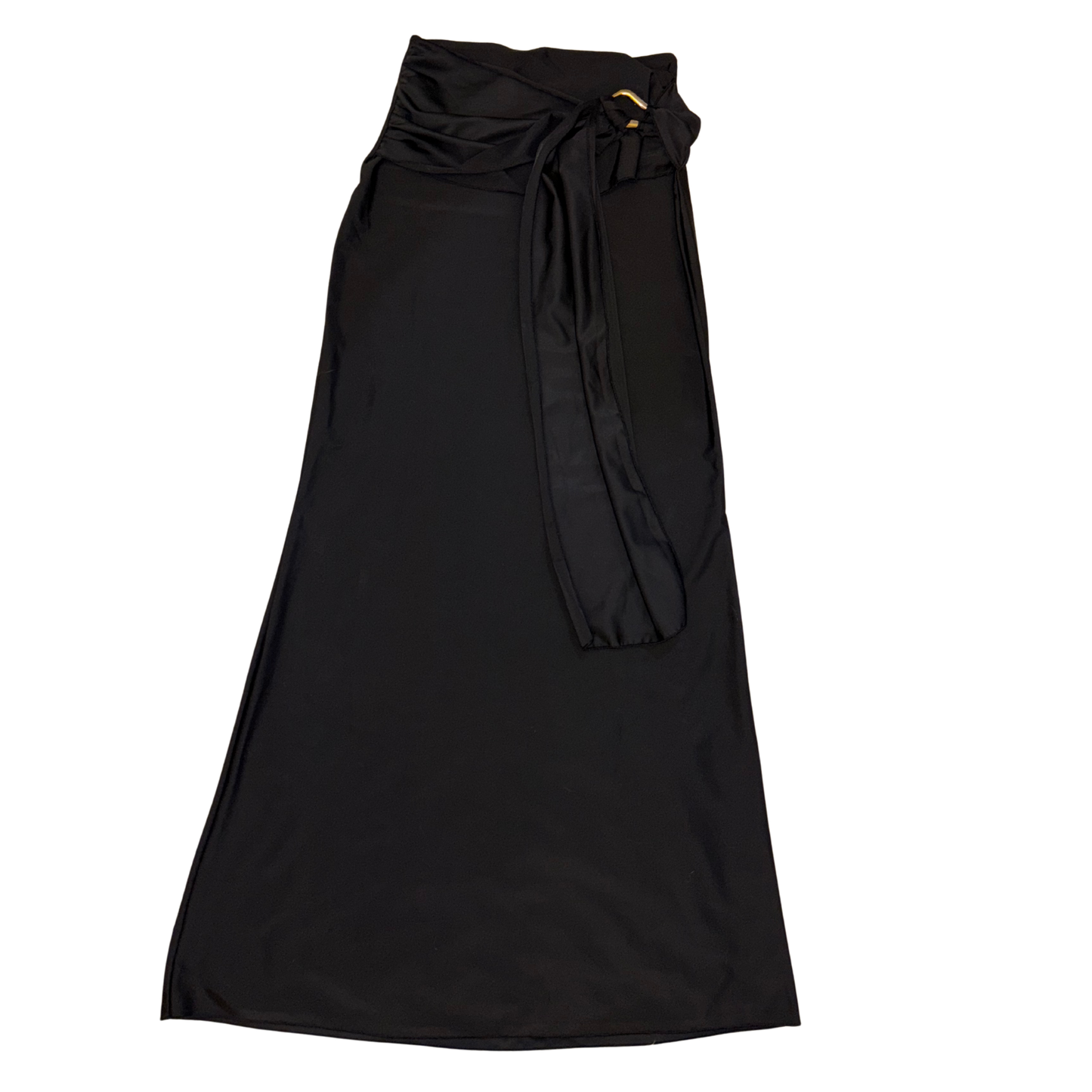 Black Slinky Maxi Skirt