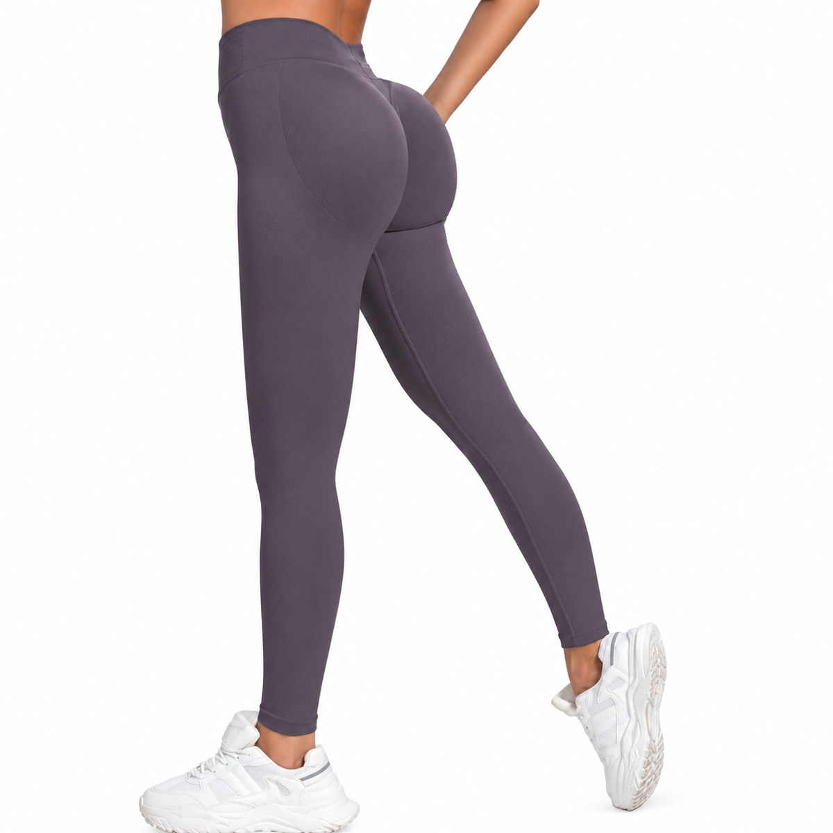 Slate Bum Scrunch Leggings