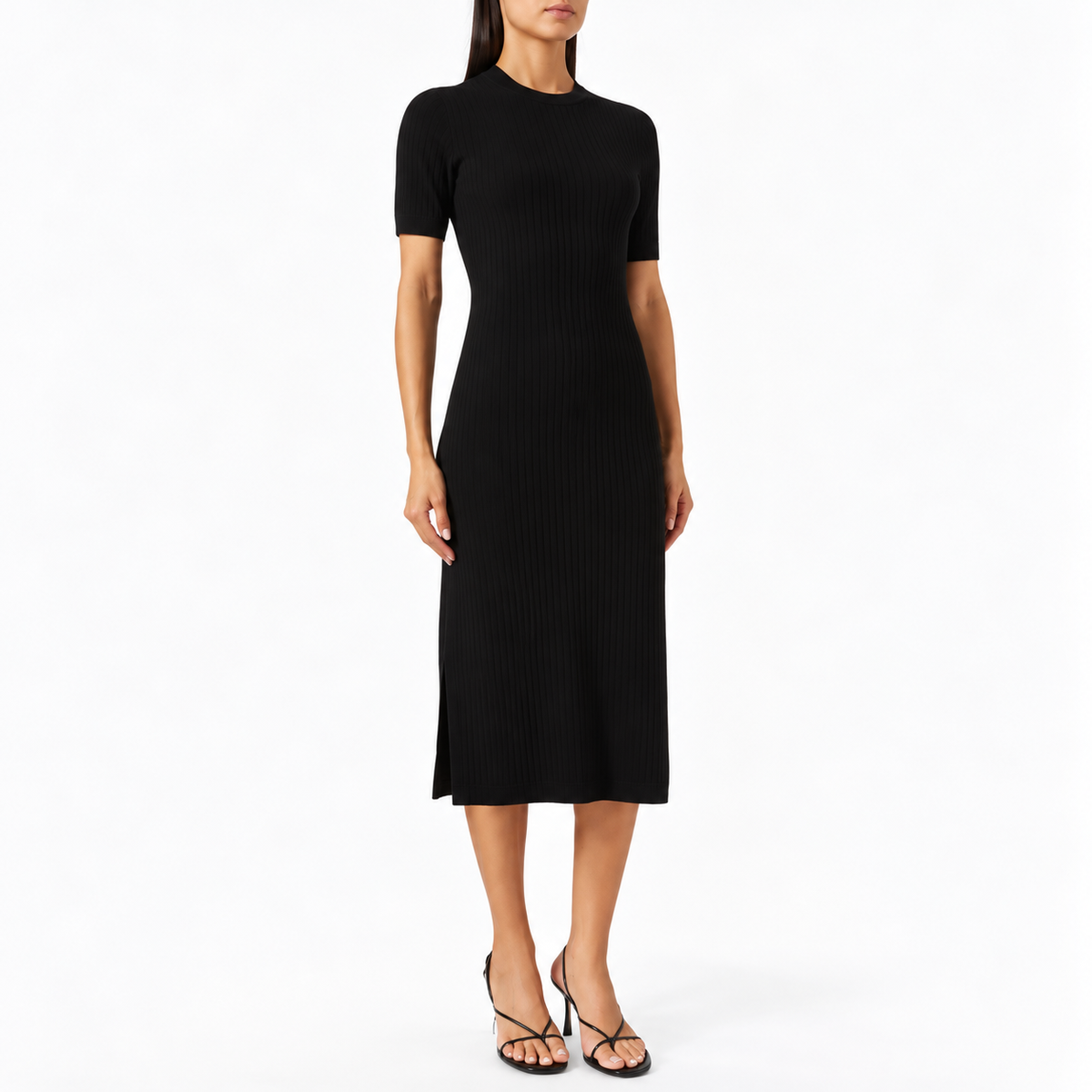Armani Black T-Shirt Dress